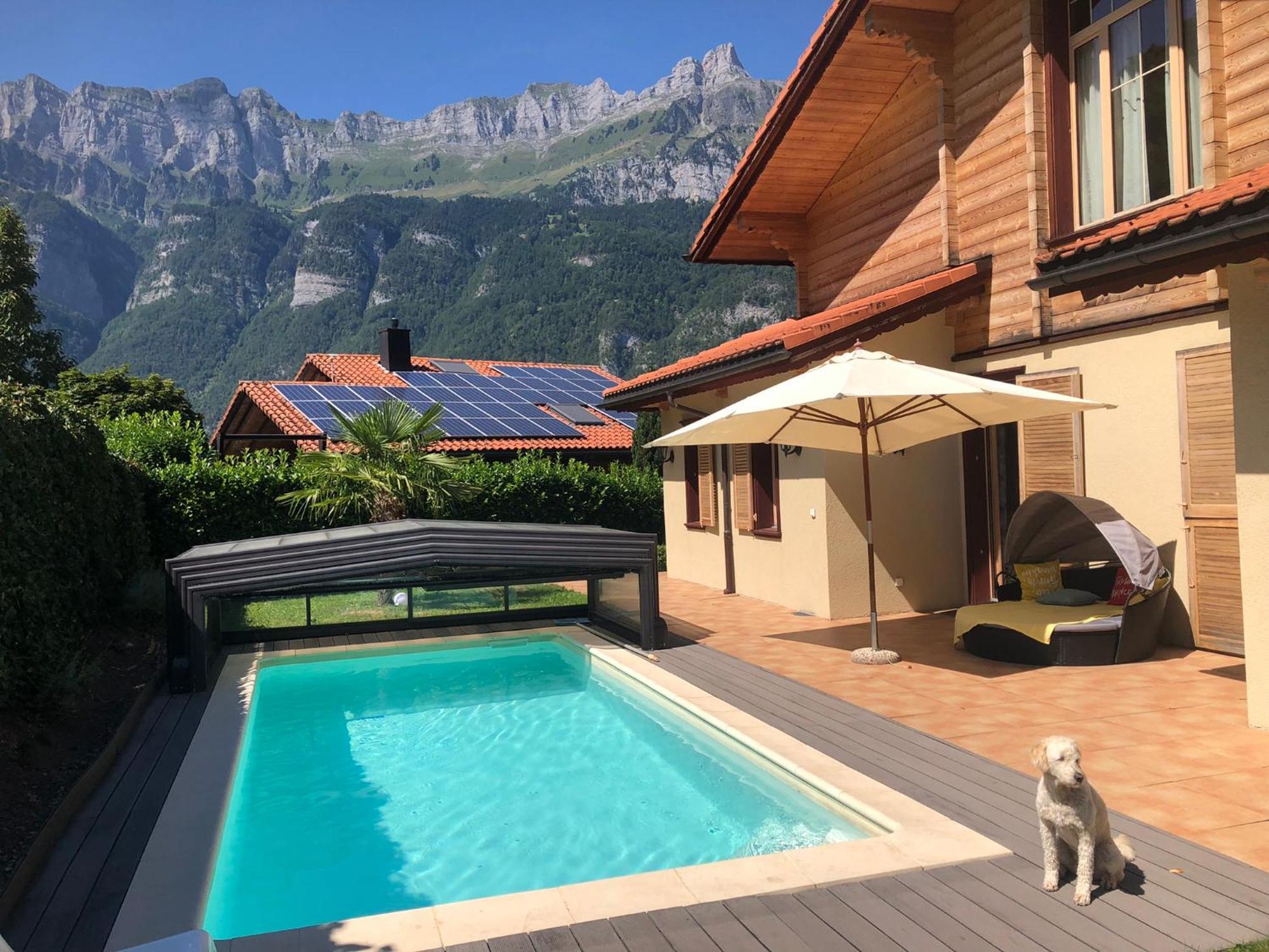 Doodle'S Amazing Chalet -Walensee - Flumserberg - Churfirsten - Heidiland - Pool - Sauna Mols Extérieur photo